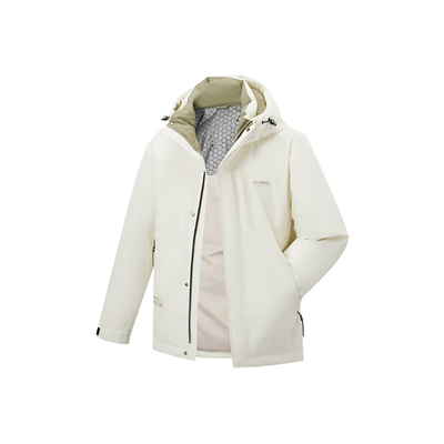 海澜之家加厚连帽羽绒服男