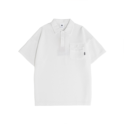 夏季简约休闲宽松短袖POLO衫男士