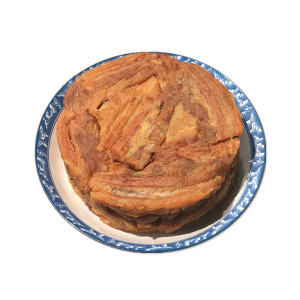 黄桥脆巴香脱脂肉渣圆饼五花肉片