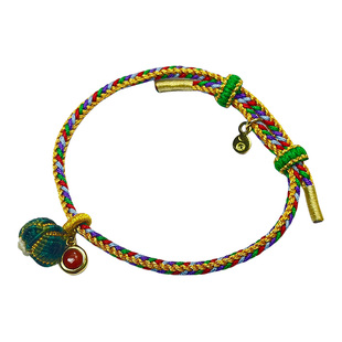 麦玲玲吉庆堂红绳手绳南红手串玛瑙手链手工编织男女上岸护身符