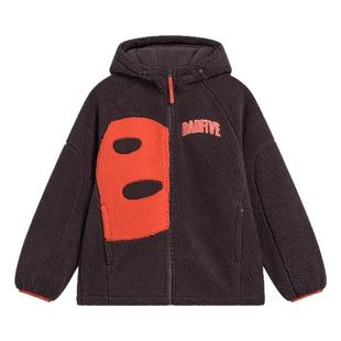 B品李宁风衣男冬季篮球系列舒适保暖宽松休闲针织外套AFDT665