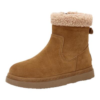 星期六保暖绒里户外雪地靴