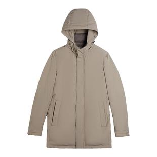 GORNIA/格罗尼雅男士鹅绒羽绒服连帽款式轻便温暖亲肤时尚鹅绒服