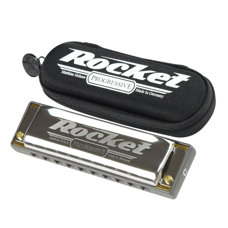 德国HOHNER十孔口琴灰火箭ROCKET