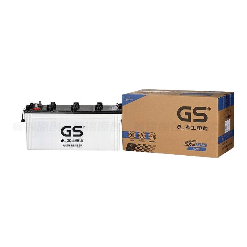 GS统一N200AH杰士6-CQ-200适配船舶照明发电机组货车12V电瓶1000A