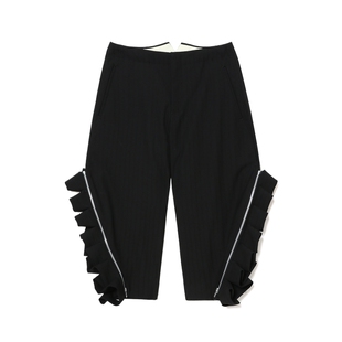 IT CDG COMME des GARCONS HOMME PLUS男装木耳边饰休闲七分裤