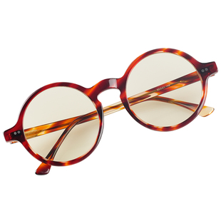 纯天然水晶眼镜竹叶青男女竹叶青石头镜平光开车专用驾驶晚清溥仪