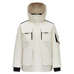 森马防风三防发热鹅绒羽绒服男装