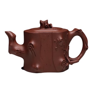 冯盘军全手工原矿底槽青梅桩茶壶