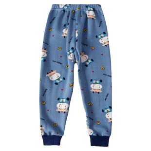 儿童保暖裤加绒加厚内穿女童棉毛裤男童秋裤中小童睡裤男孩打底裤