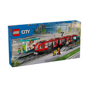 LEGO乐高城市系列60423都市有轨电车拼搭积木儿童玩具礼物