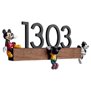 亚克力门牌号码牌家用创意轻奢高档发光个性门牌号定制房间房号牌数字贴订制酒店包厢住宅宿舍入户门牌灯门贴