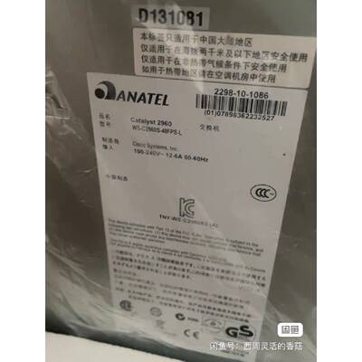 可维修议价  思科Catalyst2960交换机WSC2960S48FPSL48口全千兆电