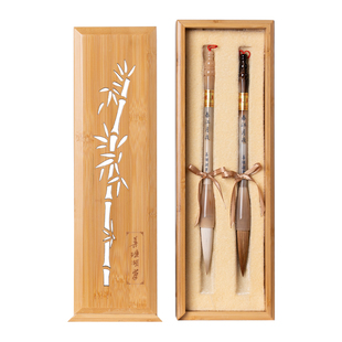 善琏湖笔 春江月夜提笔 毛笔斗笔书法专用初学者套装文房四宝狼毫兼毫软笔国画入门湖笔大毛笔篆书隶书行书