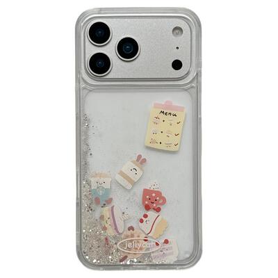 jze 可爱Jellycat小蛋糕卡通流沙适用苹果17ProMax手机壳iphone15新款16pro女13透明15pro超好看14防摔保护套