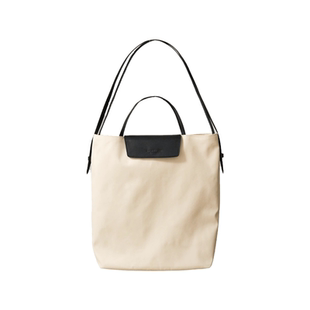 SecondMoon进口尼龙手提单肩斜挎韩系简约大容量真皮托特包高级感