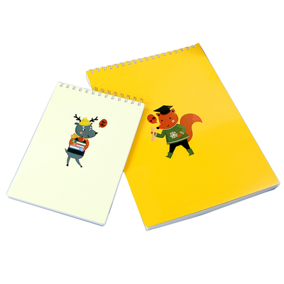 儿童卡通线圈马克素描绘画本