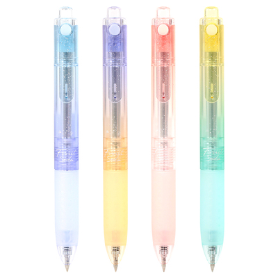 晨光新款气泡果果按动中性笔