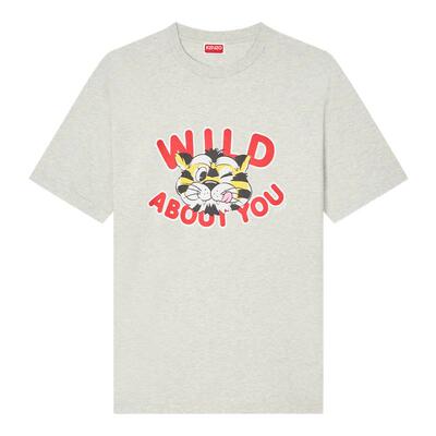 【季末特惠】Kenzo Wild Tiger 男女同款老虎图案T恤衫