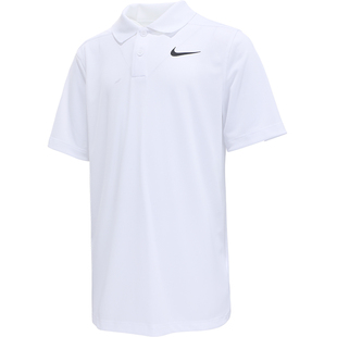 Nike耐克儿童网球服翻领POLO衫青少年高尔夫球服短袖上衣DN1970