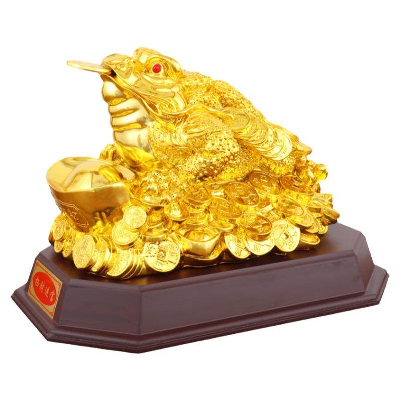 金蟾摆件开业礼品招财金蝉