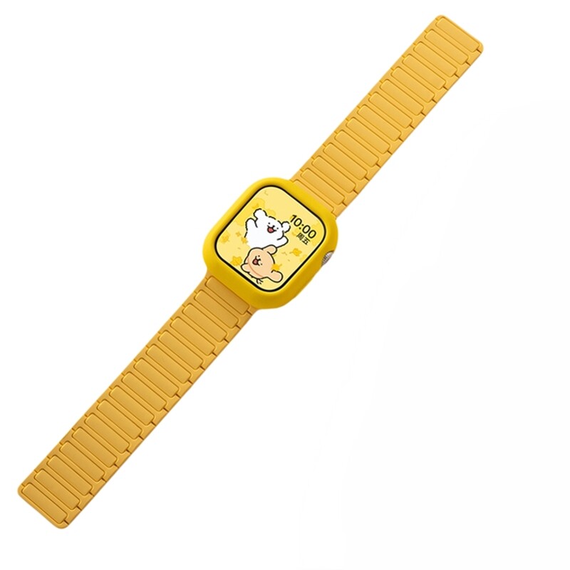 美派适用iwatch工装磁吸硅胶表带