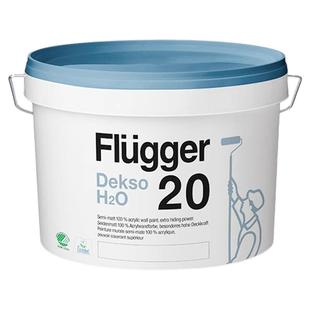 福乐阁Flugger原装进口Dekso20防潮防霉卫浴厨卫面漆涂料乳胶漆