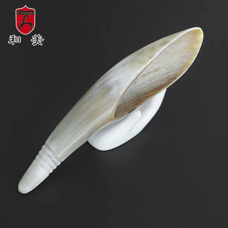 天然牛角刮痧板筒特大号经颈部牛角通用背部拨按摩美容院棒筒全身