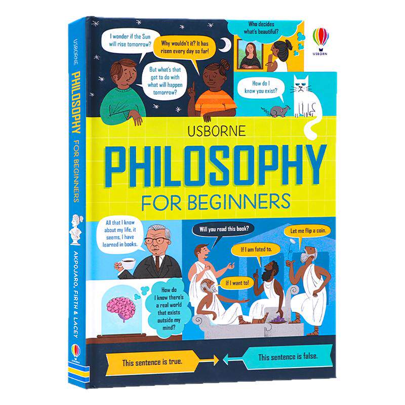 Usborne出品 Philosophy for Beginners 少年商学院 读懂哲学 英文原版 青少年哲学知识科普读物 精美插图信息图表 精装全彩