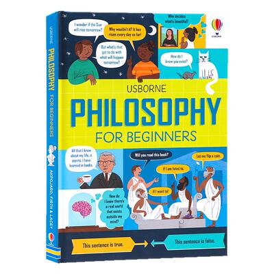 Usborne出品 Philosophy for Beginners 少年商学院 读懂哲学 英文原版 青少年哲学知识科普读物 精美插图信息图表 精装全彩