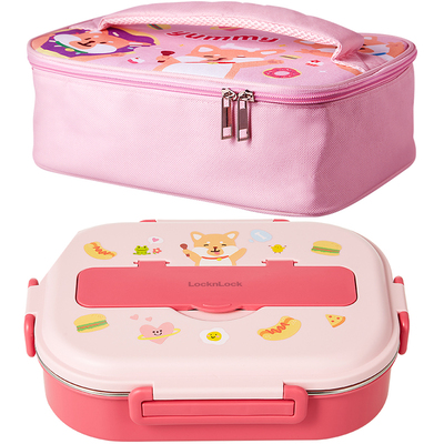 乐扣乐扣大分格316不锈钢餐盘