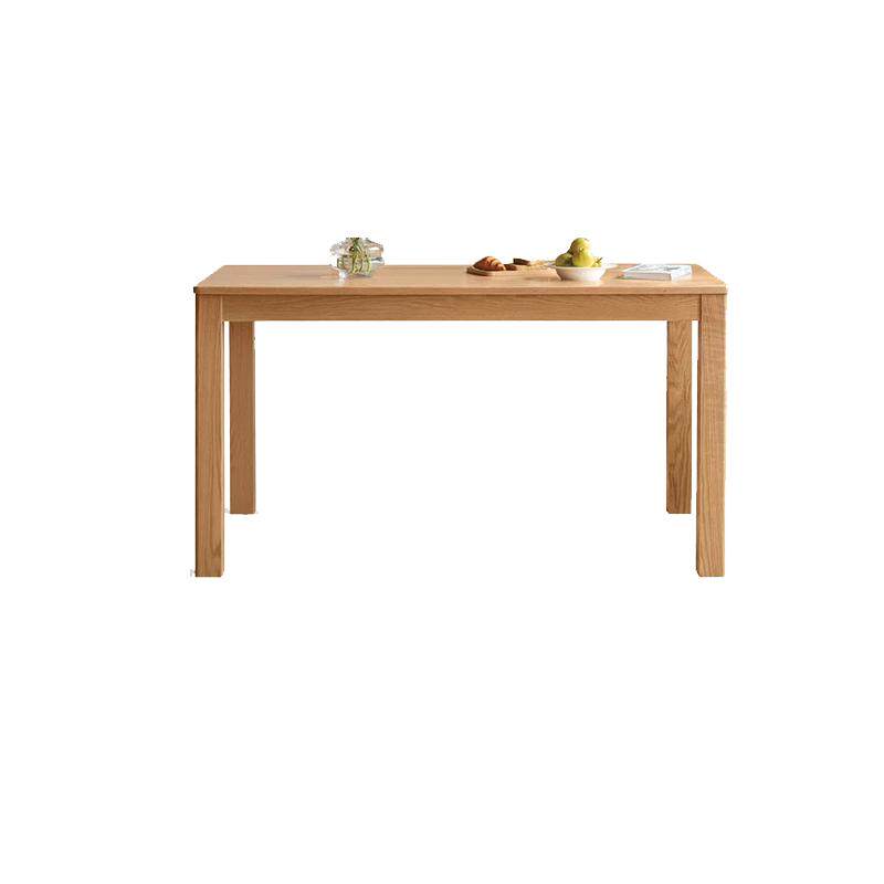 包安装实木餐桌北欧办公桌简约小户型家用餐桌椅橡木定制家用长桌
