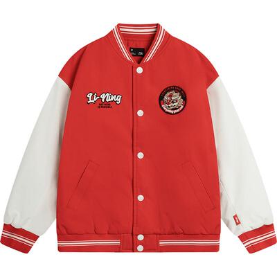 李宁儿童棉服棒球服新年款本命年