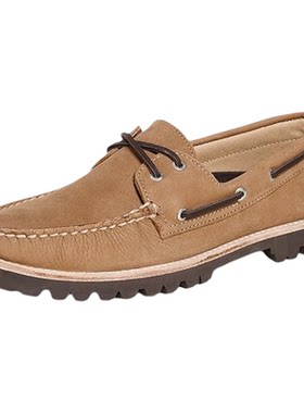美国SPERRY胎牛皮防水吸汗轻便原始防滑槽帆船鞋女休闲皮鞋真皮里