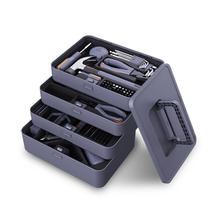 吉米家居家用工具套装大全五金电钻维修多功能全套电动组合工具箱