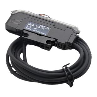 精嘉科光纤传感器FS-N18N感应开关漫反射对射数显可调光纤放大器