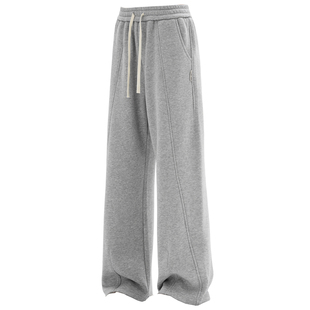 冬季加绒卫裤男 190高个子长裤110cm宽松直筒学生加长版运动裤120