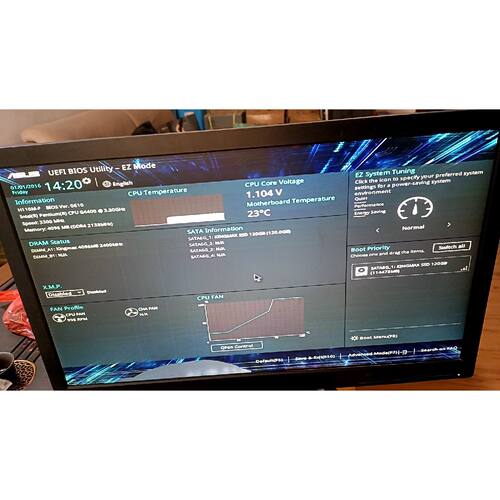 议价h110120g固态ddr44gbg4400cpu带维修