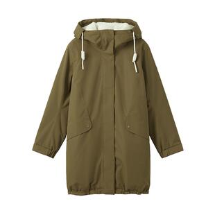AIGLE MTD随变系列艾高女士棉服外套防风防水中长款棉衣棉袄BN92