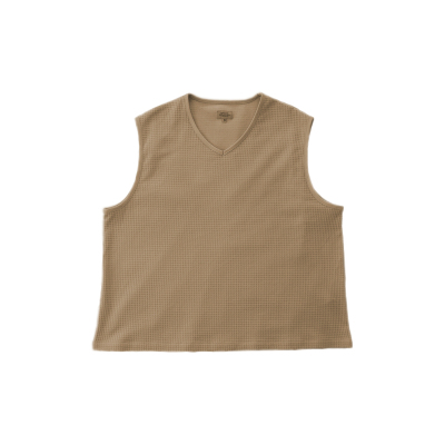 CITYDIVE Waffle Slipover Vest 廓形华夫格马甲套头背心