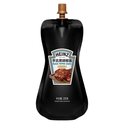 亨氏低脂黑胡椒酱家用小包装