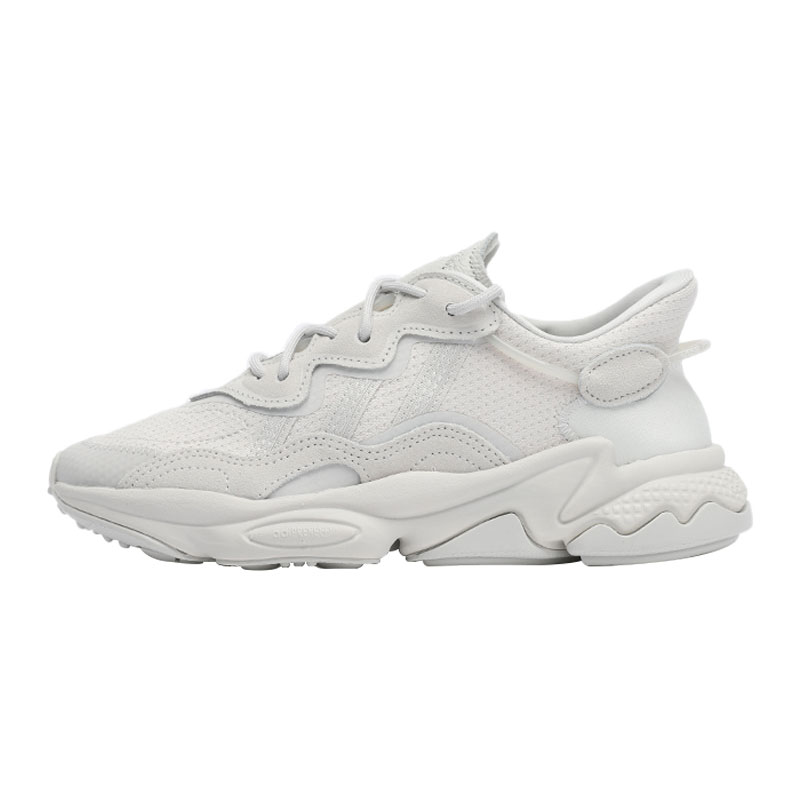Adidas三叶草OZ冰蓝系带女跑步鞋