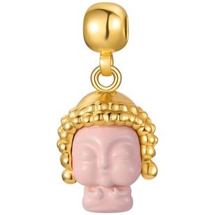 ZEGL宝宝佛系列檀木项链女款叠戴秋冬毛衣链复古小众佛吊坠锁骨链