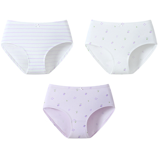 【3A级抗菌】安奈儿童装男童女童内裤三角裤三件装2026春新款底裤