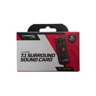 极度未知 (HyperX)灵音PLUS声卡飓风灵音声卡线控 7.1环绕音效