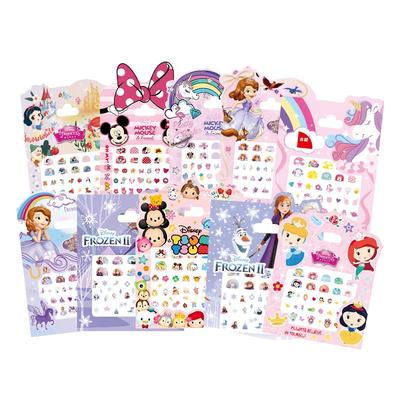 迪士尼儿童指甲贴安全美甲贴画