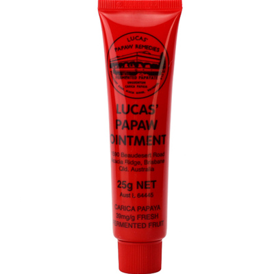 lucas番木瓜润唇膏滋润保湿