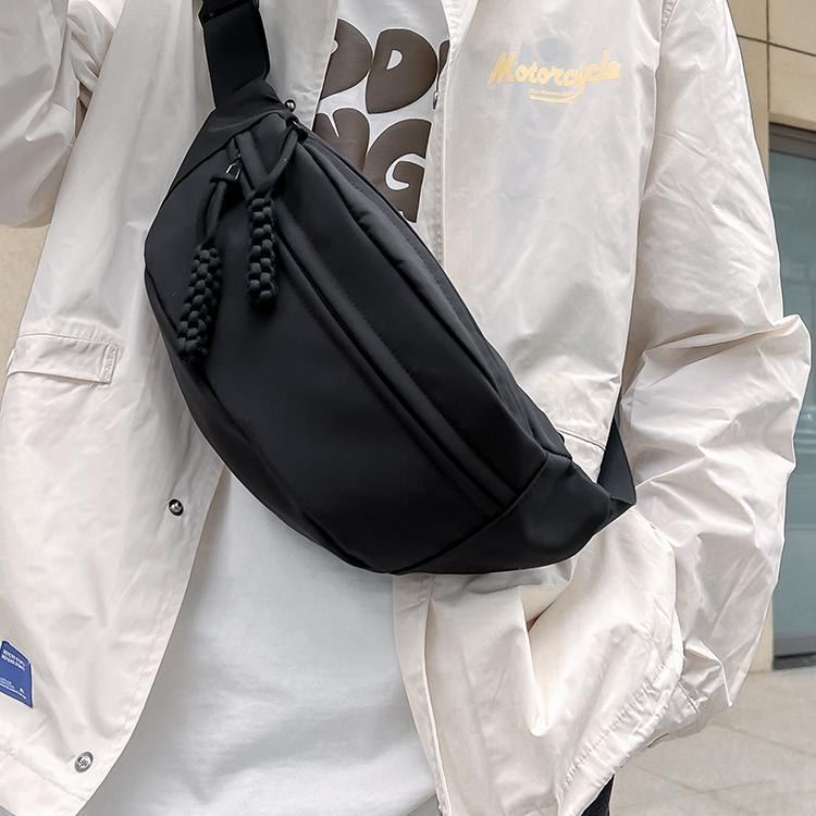 2025新款胸包男款小挎包单肩包男士背包男生斜挎包运动潮流腰包女