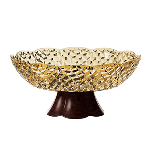 水果盘客厅茶几家用新年坚果零食盘轻奢高档干果盘精致高颜值沥水