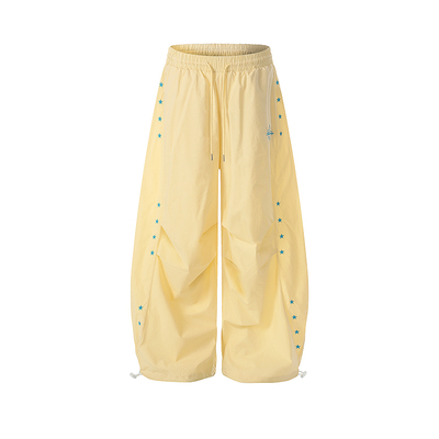 DARKAGE原创趣味星星刺绣休闲裤